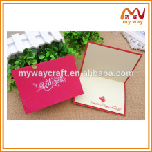 Tarjetas únicas de la invitación de la boda de tarjetas tradicionales chinas, compra del mercado de China
